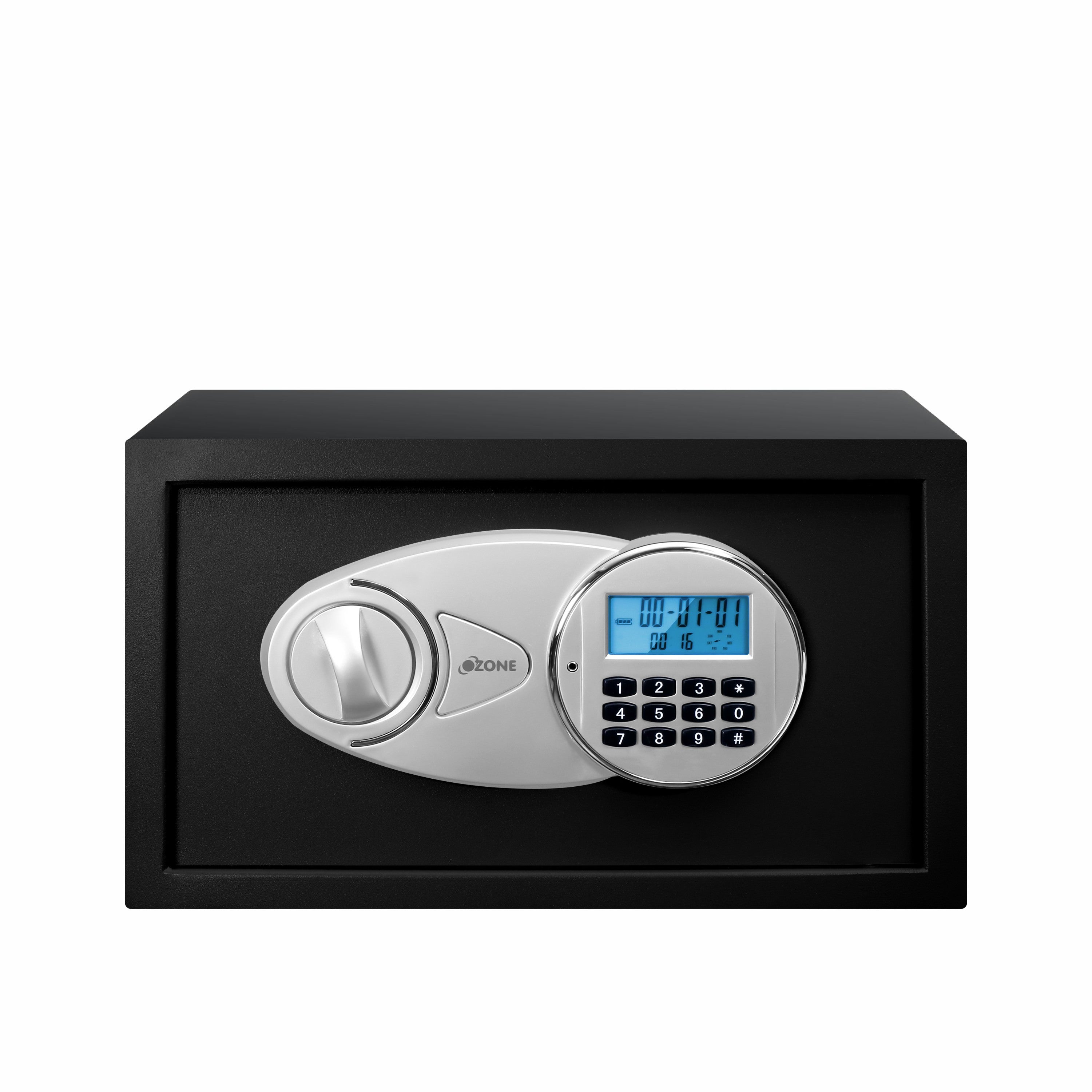 Ozone Cabinet Safe for Homes & Offices | 2-way Access | Password & Emergency Key (Black & Grey, 9.2 Ltrs.)