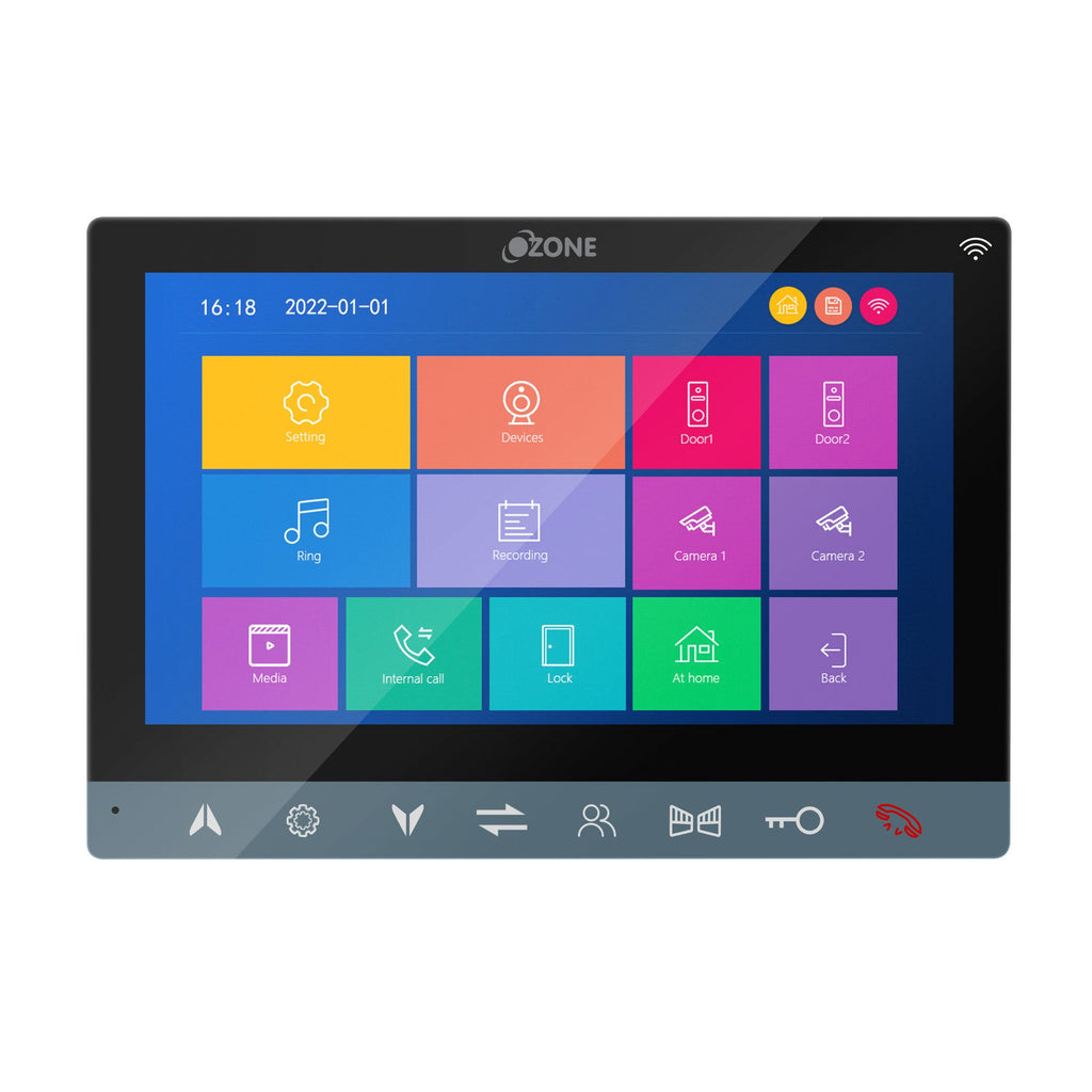 Ozone Multi-Apartment Video Door Phone with 7" High-resolution Screen - Ozone Group