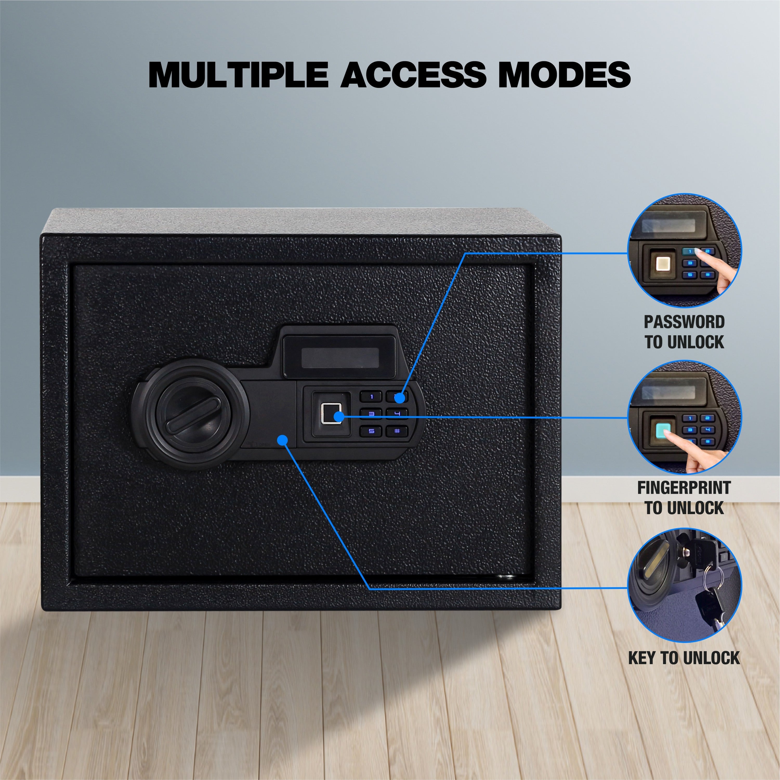 Ozone Safilo Bio- Z | Biometric Safe | 16 Litres image 4