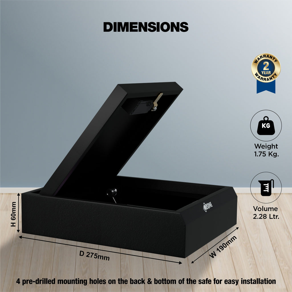Ozone Ezee | Personal Safe | 2.28 Litres image 3