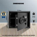 Ozone Safilo Bio- Z | Biometric Safe | 16 Litres image 5