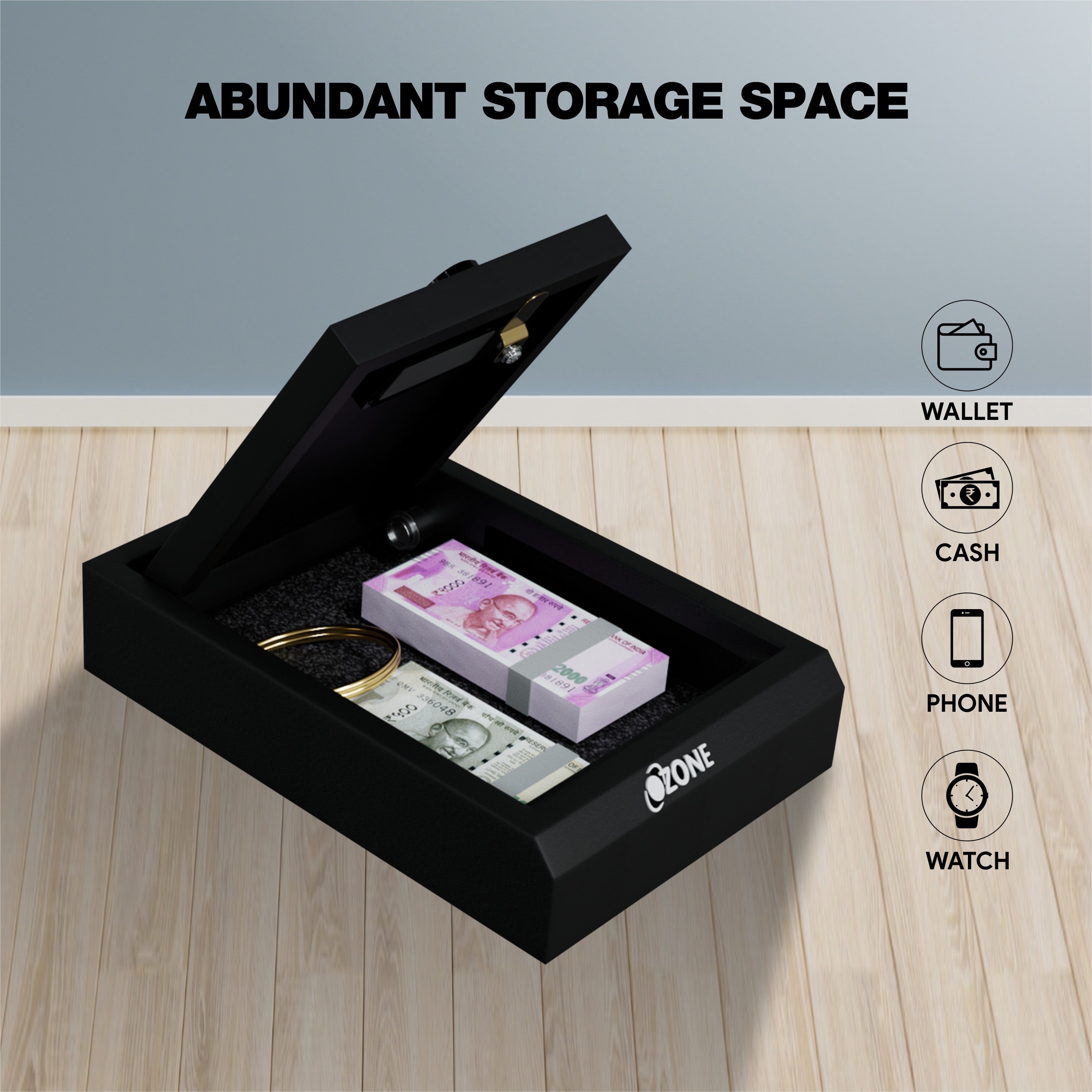 Ozone Ezee | Personal Safe | 2.28 Litres image 5