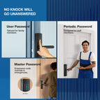 Ozone Morphy Life Lite Wi-Fi Smart Lock with 5-way access | Door Thickness: 35-80 mm - Ozone Group