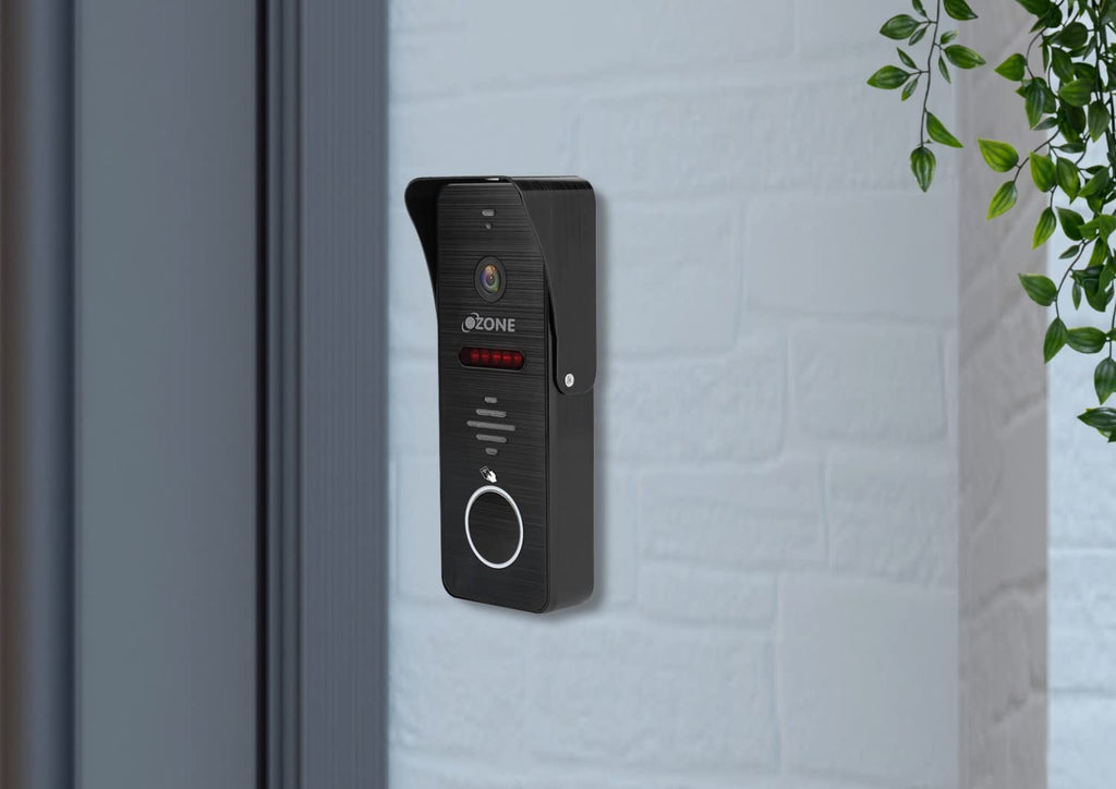 Ozone Video Door Phone Combo | High-resolution Display with 2.8 mm Lens and Motion Detection with 2-way Communication - Ozone Group