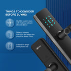 Ozone Morphy Lite Smart Door Lock with 3-way access | Door Thickness: 35-80 mm - Ozone Group