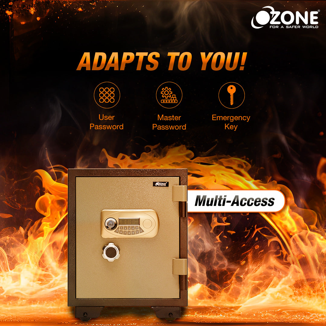 Ozone Fire Warrior- 55 | Fire-resistant Safe | 40 Litres image 2