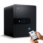 Ozone 45 Litres Wi-Fi Safe Locker for Home & Office – Fingerprint Lock, 3-in-1 Unlocking (OzoLife App, Fingerprint & Password), Size: 450H x 380W x 320D mm, Weight: 18kg, 2-Year Warranty