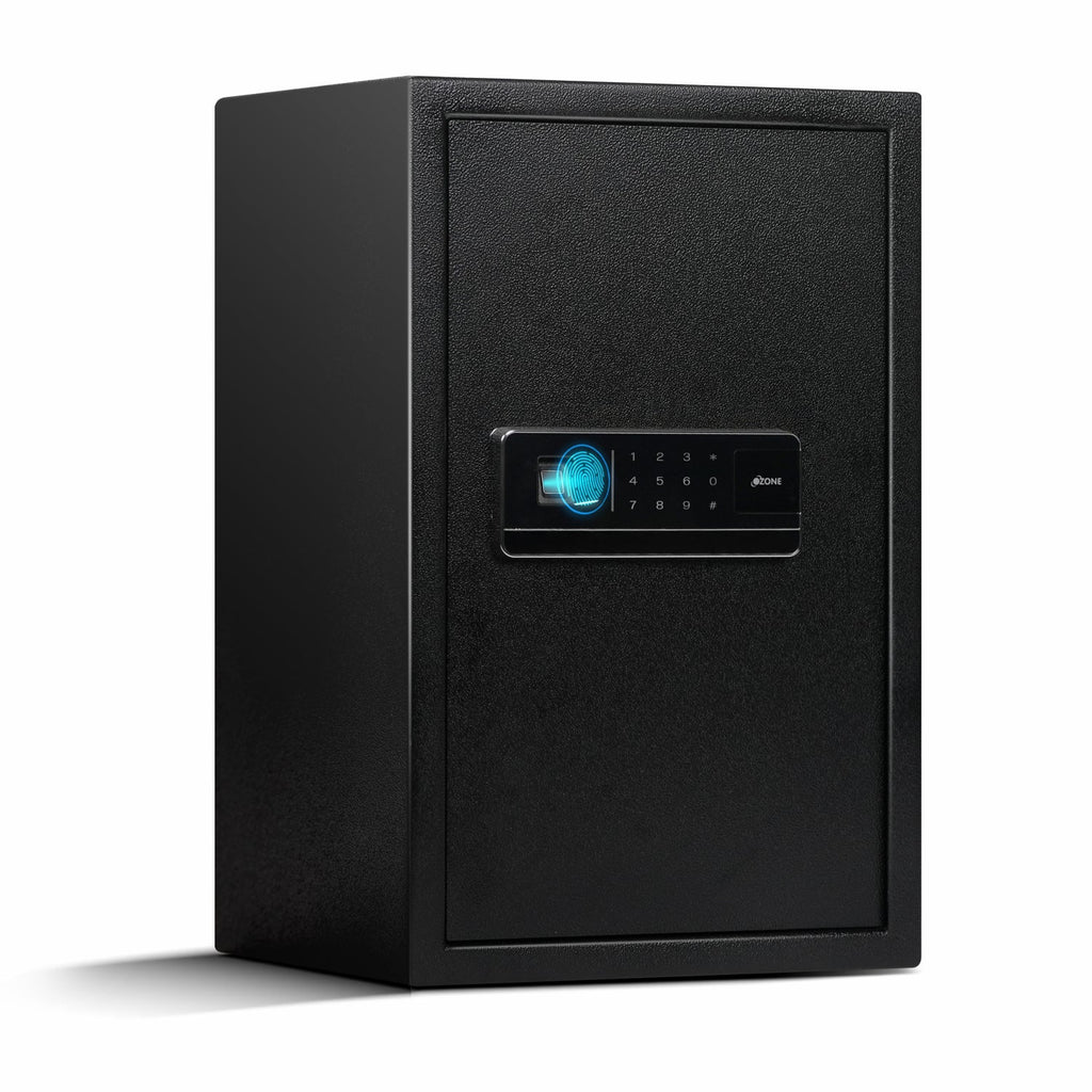 Ozone 55 Litres Wi-Fi Safe Locker for Home & Office – Fingerprint Lock, 3-in-1 Unlocking (OzoLife App, Fingerprint & Password), Size: 555H x 350W x 360D mm, Weight: 24.7kg, 2-Year Warranty - Ozone Group
