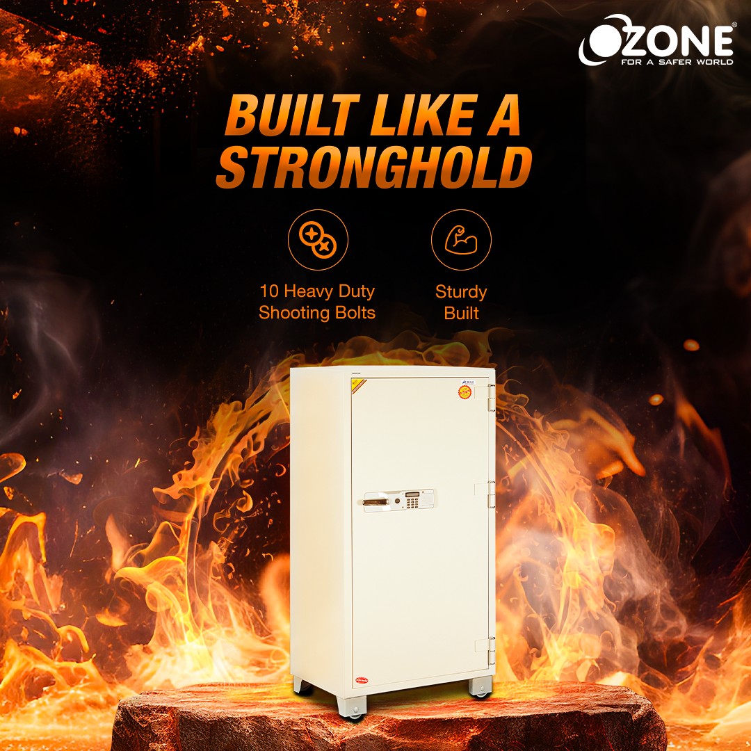 Ozone Fire Warrior- 1700 | Fire-resistant Safe | 417 Litres image 6