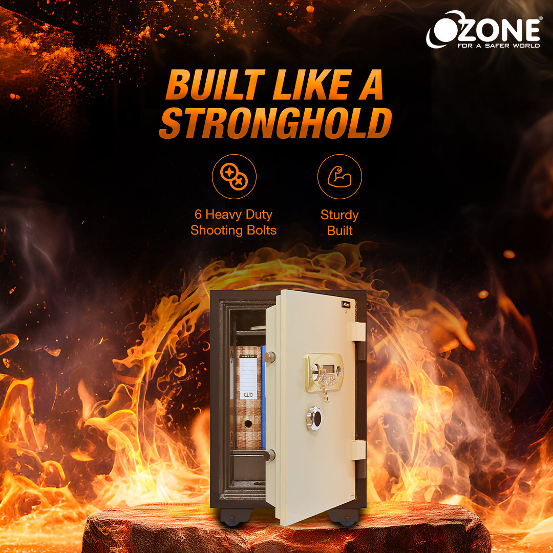 Ozone Fire Warrior- 55 | Fire-resistant Safe | 40 Litres image 6