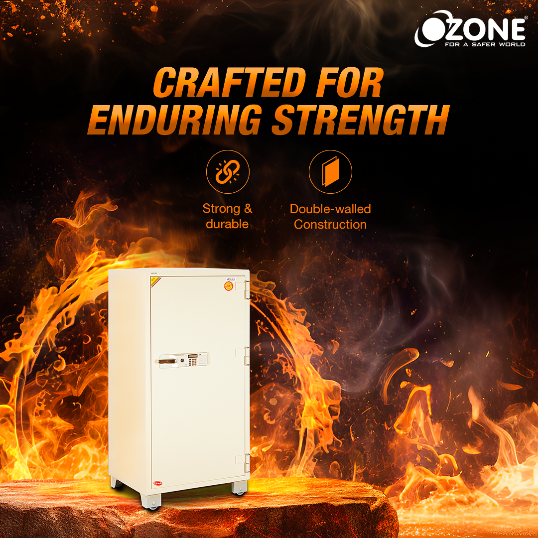 Ozone Fire Warrior- 1700 | Fire-resistant Safe | 417 Litres image 7