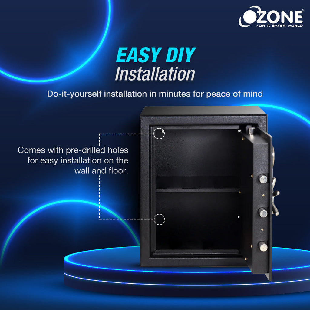 Ozone Fort AB Digi 66 | Anti-burglary Digital Safe | 78 Litres image 6