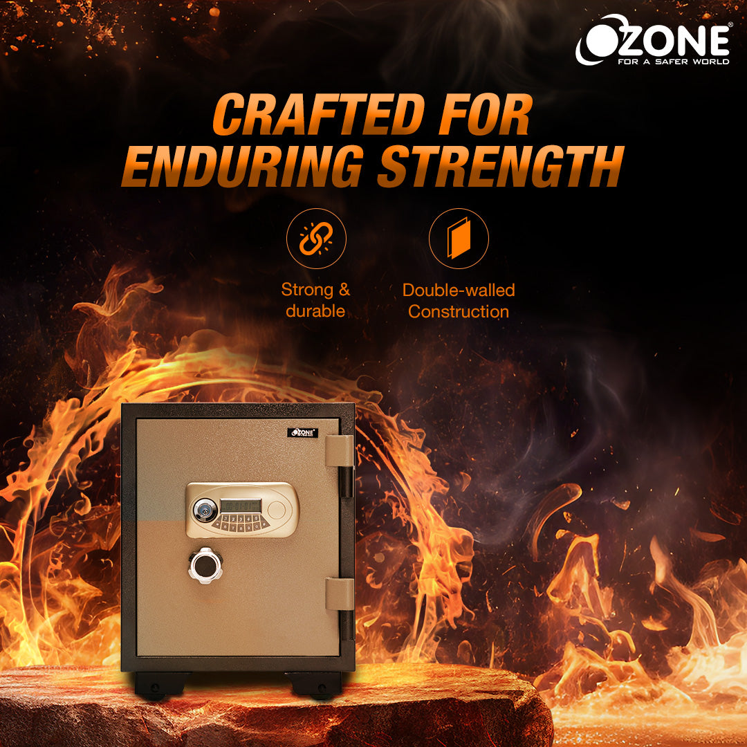 Ozone Fire Warrior- 55 | Fire-resistant Safe | 40 Litres image 7