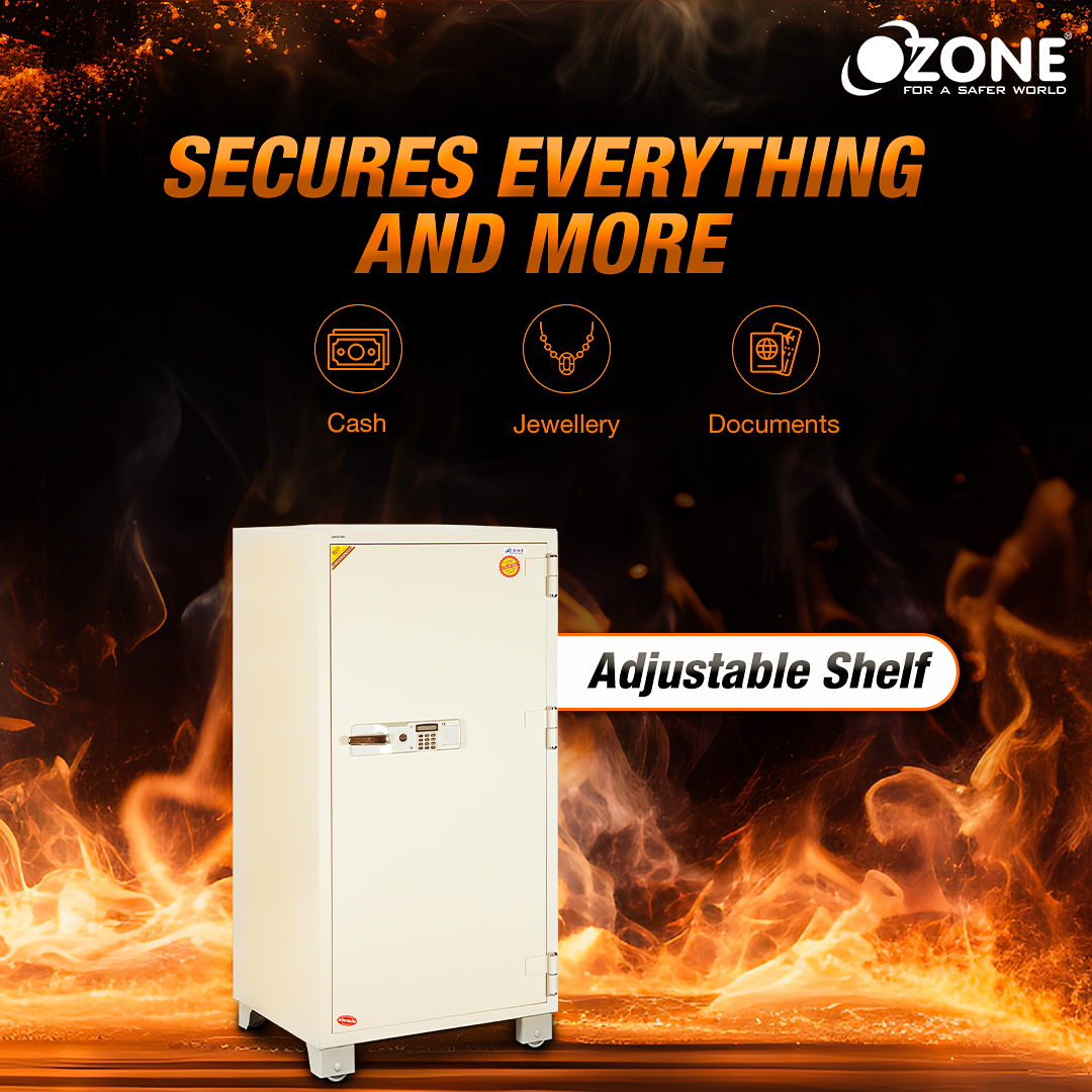 Ozone Fire Warrior 1200 | Fire-resistant Safe | 230 Litres