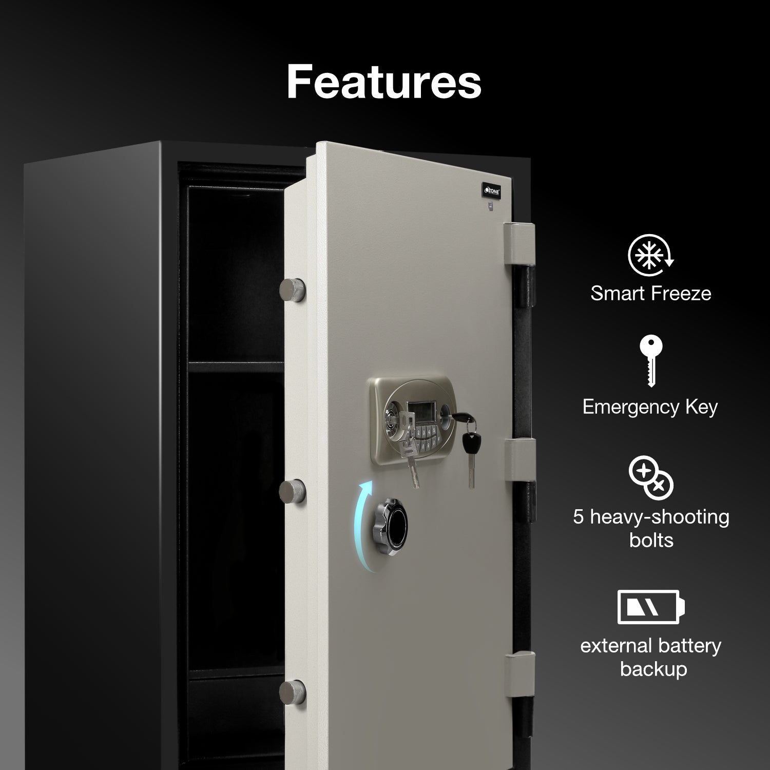 Ozone Fire Warrior 99 N | Fire-resistant Notify Safe | 145 Litres