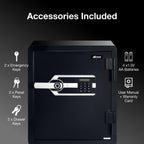Ozone Fire Warrior FP 55 | Fingerprint Fire-resistant Safe | 40 Litres