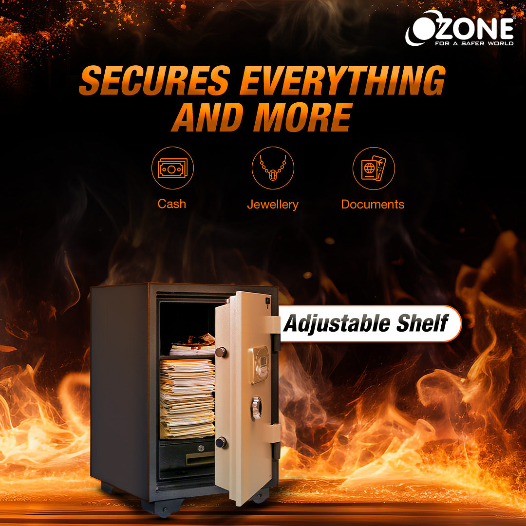 Ozone Fire Warrior- 55 | Fire-resistant Safe | 40 Litres image 5