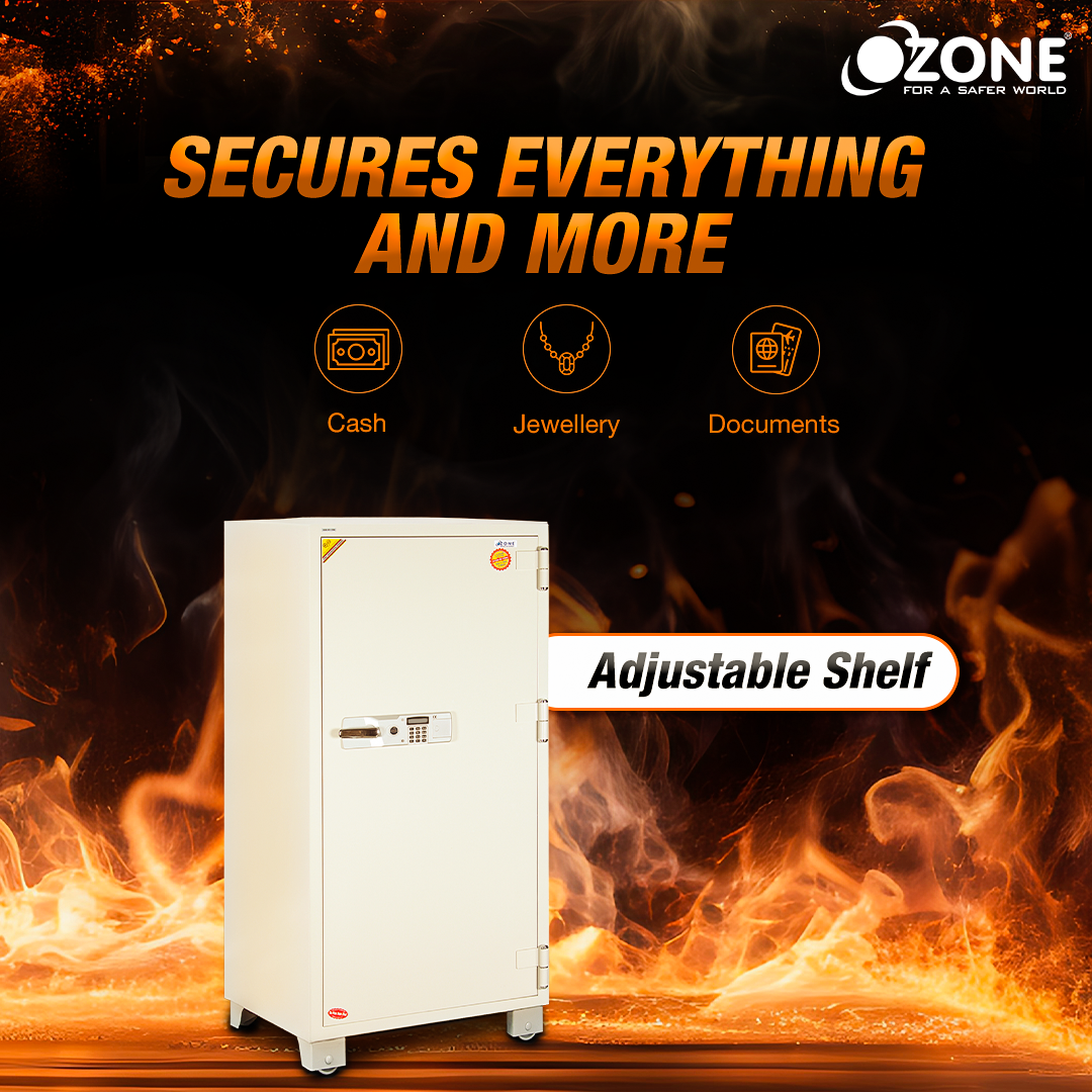 Ozone Fire Warrior- 1700 | Fire-resistant Safe | 417 Litres image 5