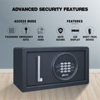 Ozone Jade Black 01 | Digital Safe | 9.8 Litres