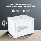 Ozone Money Bank | Manual Safe | 2 Litres (White)
