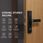 Morphy Life Lite-2 Wi-Fi Smart Door Lock with 4-way access | Door Thickness: 30-65 mm - Ozone Group