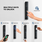 Ozone Morphy NXT Plus Wi-Fi Smart Door Lock with 4-way access | Door Thickness: 35-80 mm - Ozone Group