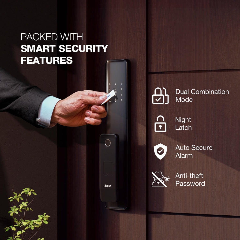 Ozone Morphy NXT Plus Wi-Fi Smart Door Lock with 4-way access | Door Thickness: 35-80 mm - Ozone Group
