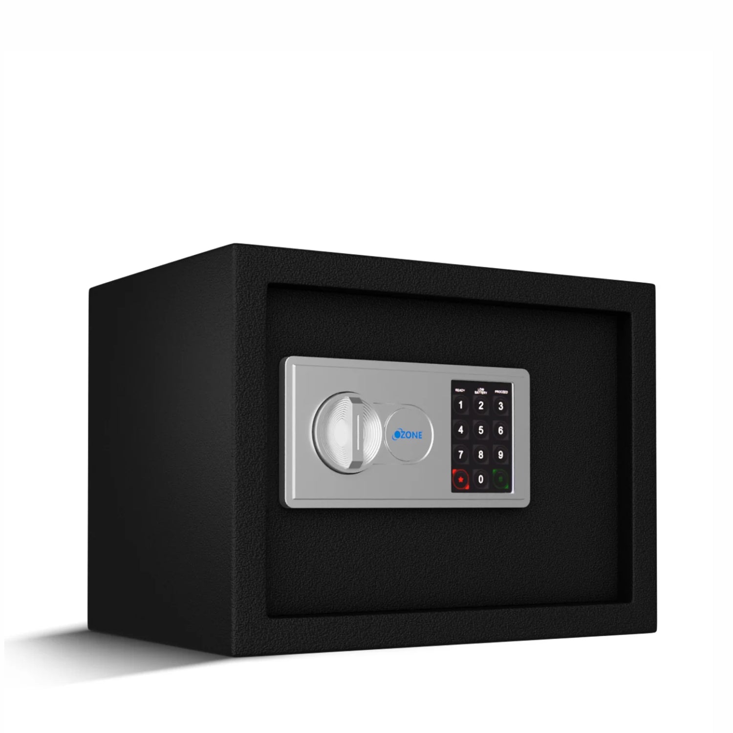 Ozone 16.11 Litres Digital Safe Locker for Home & Office – Digital Lock, 1-Way Unlocking (Password), Size: 250H x 350W x 250D mm, Weight: 9.5kg, 2-Year Warranty (Black) - Ozone Group