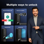 Atom-i Wi-Fi Smart Door Lock with a Built-in Camera with 4-way access | Door Thickness: 35-80 mm