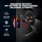 Ozone Cleo Wi-Fi Smart Door Lock with 4-way access | Door Thickness: 20-65 mm - Ozone Group