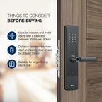 Ozone Morphy NXT Bluetooth Smart Door Lock with 4-way access | Door Thickness: 35-80 mm (Grey)