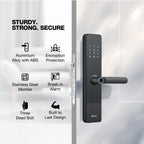 Ozone Morphy NXT Bluetooth Smart Door Lock with 4-way access | Door Thickness: 35-80 mm (Grey)
