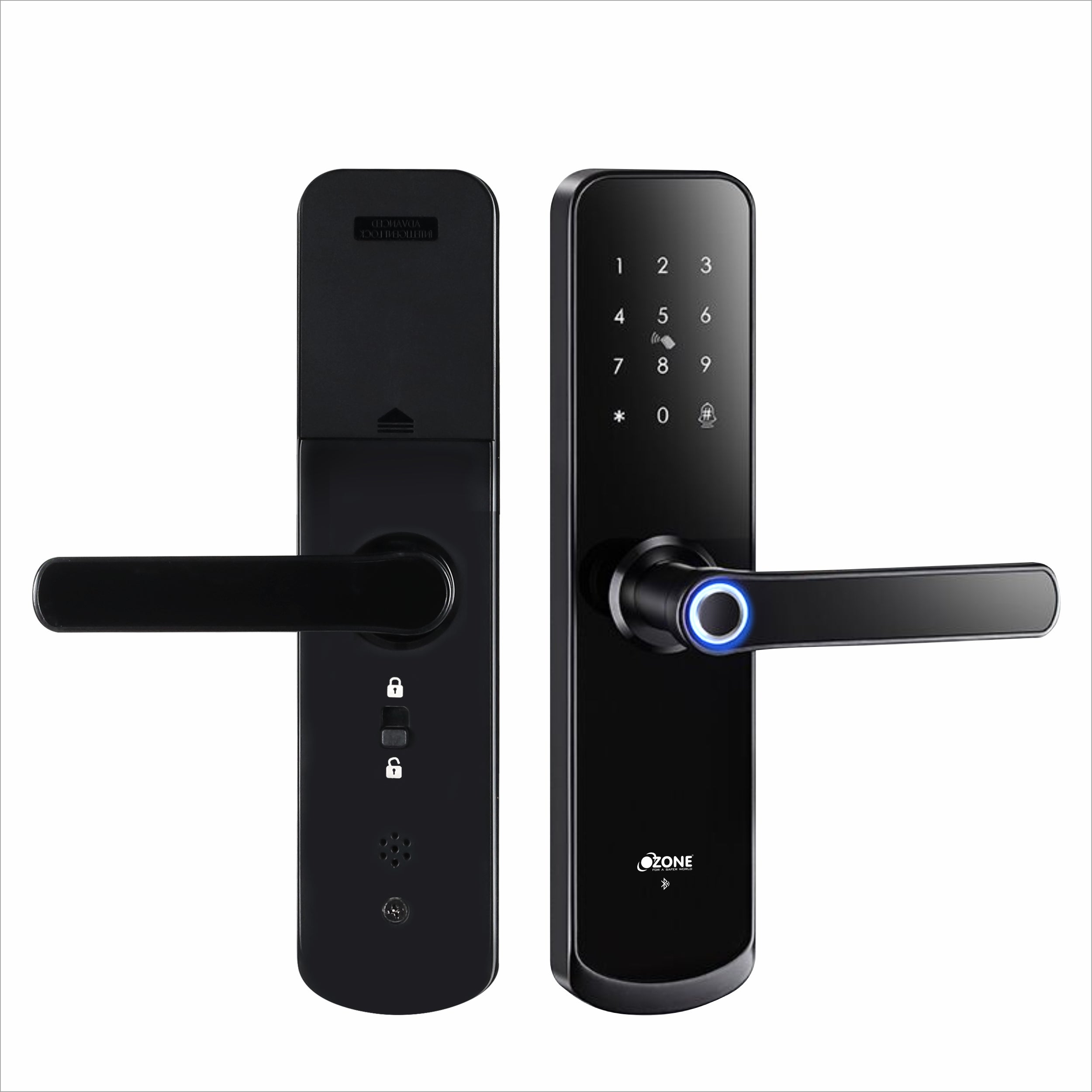 Ozone Morphy Eco Bluetooth Smart Door Lock with 4-way access | Door Thickness: 35-80 mm
