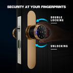 Ozone Oracle Bluetooth Smart Door Lock with Lock Body with 4-way access | Door Thickness: 35-65 mm - Ozone Group