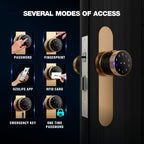 Ozone Oracle Bluetooth Smart Door Lock with Lock Body with 4-way access | Door Thickness: 35-65 mm - Ozone Group