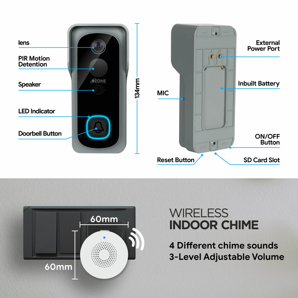 Ozone WDB Video Doorbell - Ozone Group