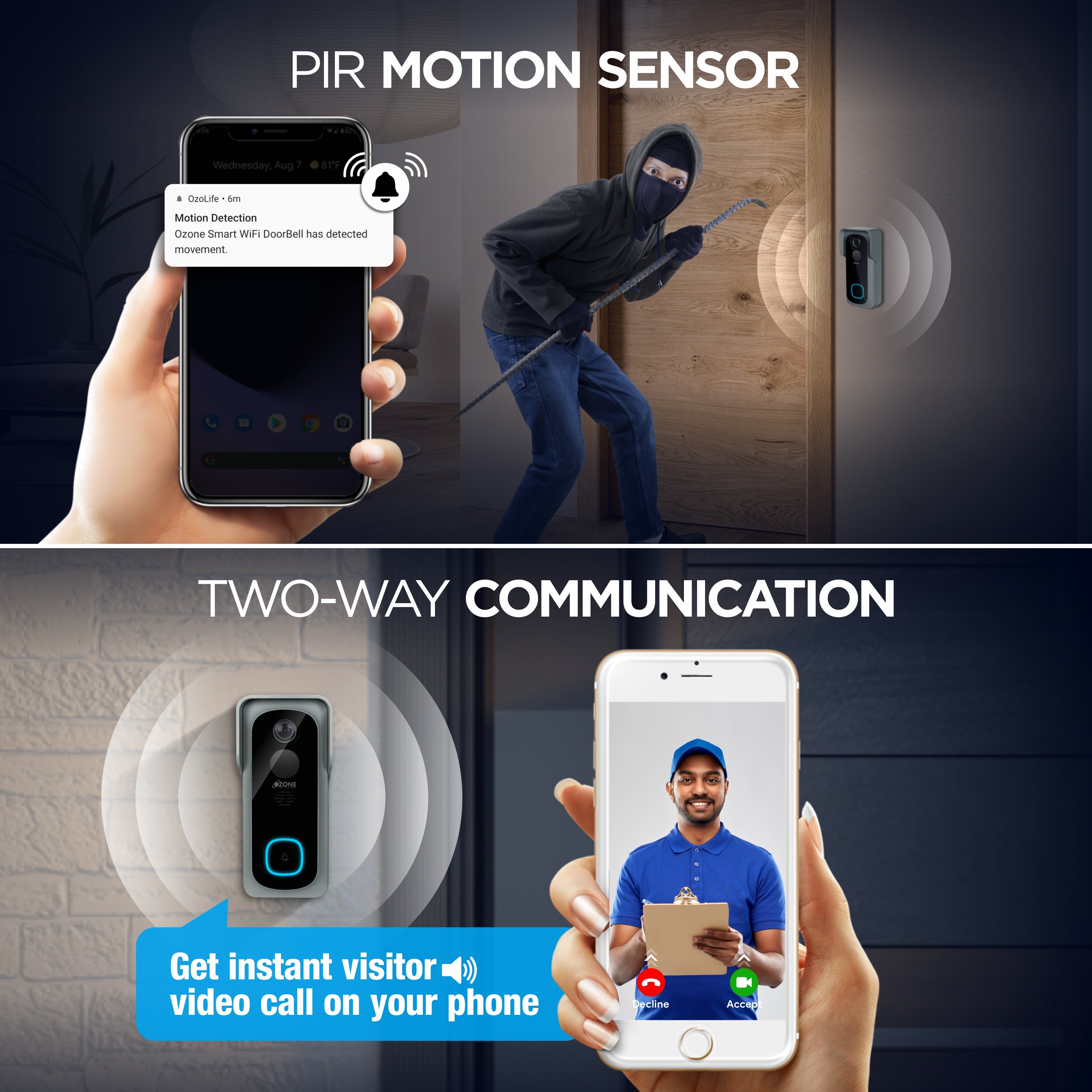 Ozone WDB Video Doorbell - Ozone Group