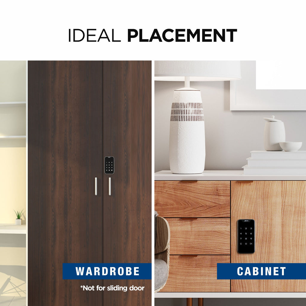 Ozone 201 Smart Furniture Lock with Password Access | For Wooden/Metal Cabinets & Wardrobes - Ozone Group
