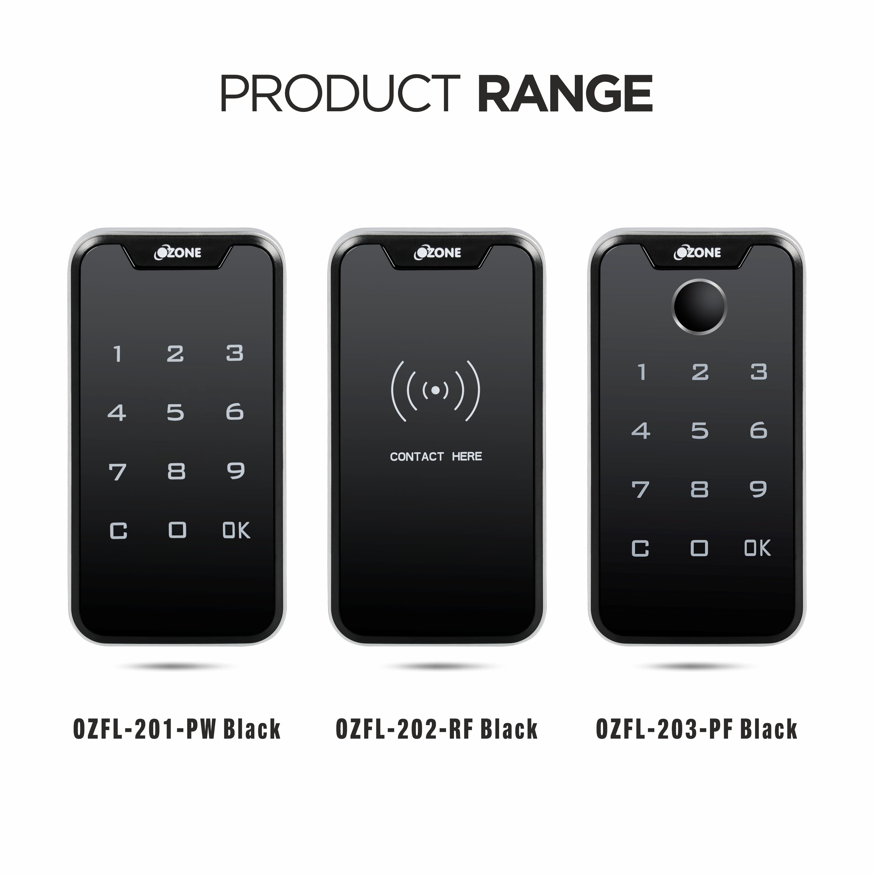 Ozone 201 Life Smart Furniture Lock with Password Access | For Wooden/Metal Cabinets & Wardrobes - Ozone Group