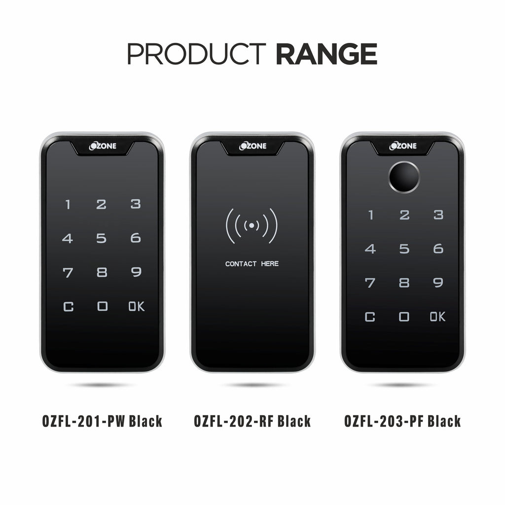 Ozone 201 Smart Furniture Lock with Password Access | For Wooden/Metal Cabinets & Wardrobes - Ozone Group