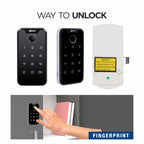 Ozone Smart Furniture Lock with 3-way Access | For Wooden & Metal Cabinets & Drawers - Ozone Group