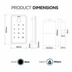 Ozone Smart Furniture Lock with 3-way Access | For Wooden & Metal Cabinets & Drawers - Ozone Group