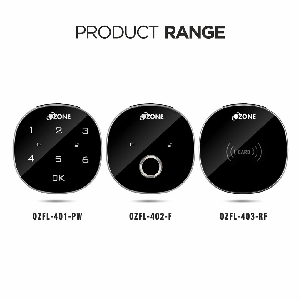 Ozone Smart Furniture Lock with RFID Access | For Single/Multiple Metal/Wooden Drawers, Cabinets and Wardrobes - Ozone Group