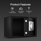 Ozone 7.9 Litres Digital Safe Locker for Home & Office – Digital Lock, 1-Way Unlocking (Password), Size: 200H x 300W x 200D mm, Weight: 5.15kg, 2-Year Warranty - Ozone Group
