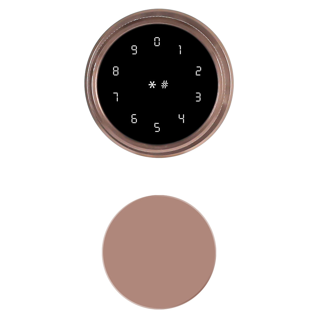 Ozone Oracle Bluetooth Smart Door Lock with Rose Plate with 4-way access | Door Thickness: 35-65 mm - Ozone Group