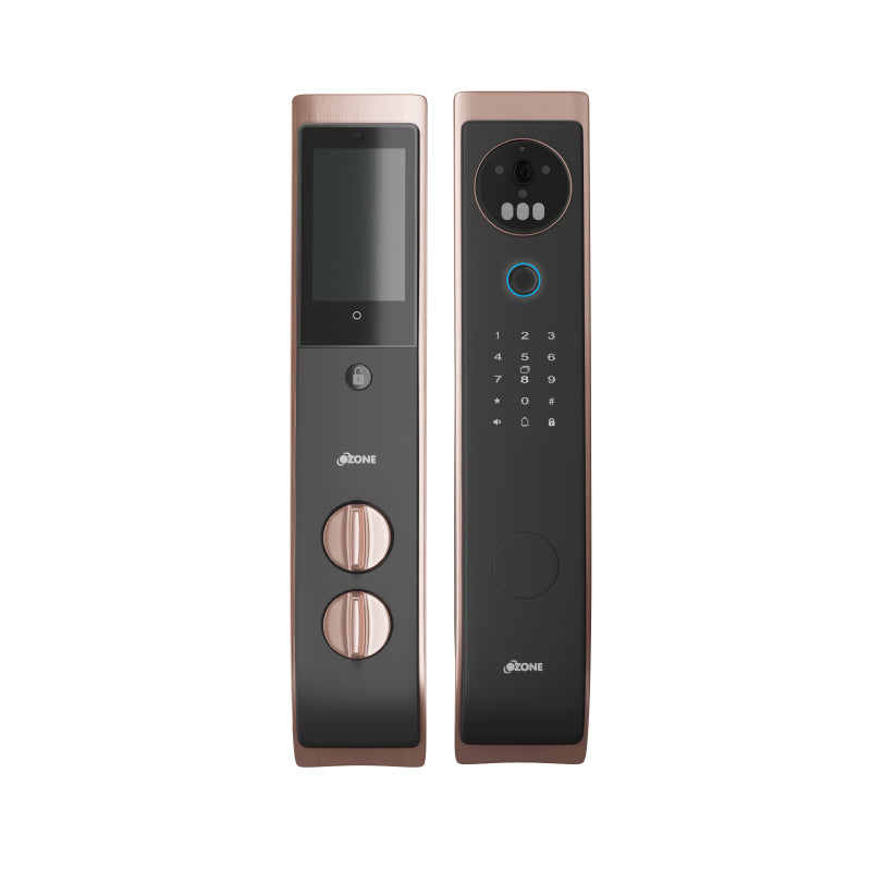 Ozone Iris 3D Facial and Palm Recognition Lock | 7-way Unlocking | Door Thickness: 45-120mmOZ-IRIS-11-LIFE-PLUS STD RG