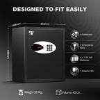 Ozone 40 Litres Digital Safe Locker for Home & Office – Digital Lock, 1-Way Unlocking (Password), Size: 420H x 350W x 360D mm, Weight: 20kg, 2-Year Warranty - Ozone Group