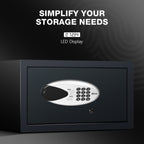 Ozone 34.94 Litres Digital Safe Locker for Home & Office – Digital Lock, 1-Way Unlocking (Password), Size: 250H x 455W x 375D mm, Weight: 12.4kg, 2-Year Warranty - Ozone Group