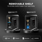 Ozone 40 Litres Fingerprint Safe Locker for Home & Office – Fingerprint Lock, 2-in-1 Unlocking (Fingerprint & Password), Size: 420H x 350W x 360D mm, Weight: 20.4kg, 2-Year Warranty