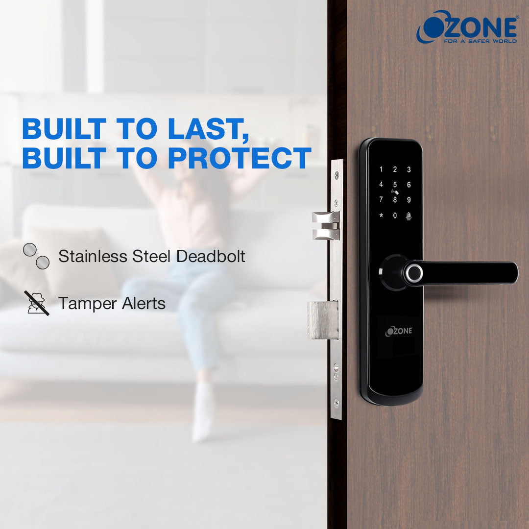 Ozone Morphy Eco Life Wi-Fi Smart Lock with 5-way access | Door Thickness: 35-80 mm